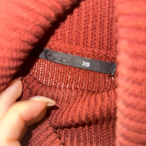 Rust Turtleneck Sweater - Picture 2 of 3